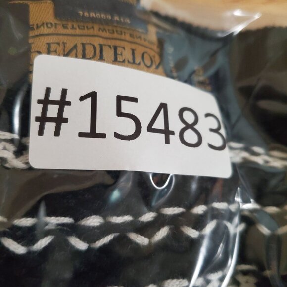 Pendleton Sweater Womens Large Petite Black & White Striped Button Knit Cardigan - Picture 9 of 9